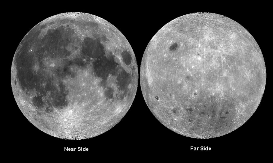 Near and Far sides of the moon